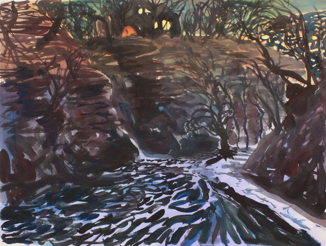 Going into the Gorge 22 x 29"