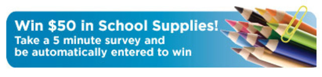 FTF "School Supplies" Web Banner Promotion