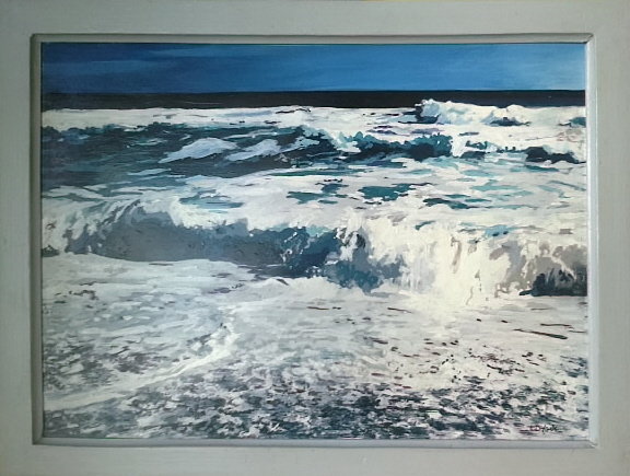 Bałtyk 2 46x35 aktylj papier