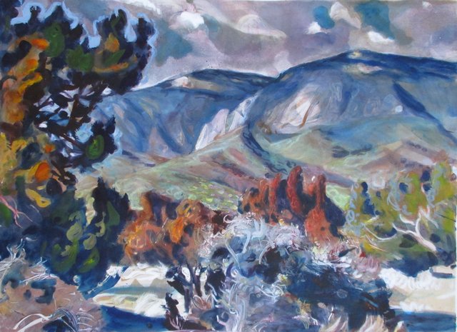 Sandia Mtns, NM      21 x 29"