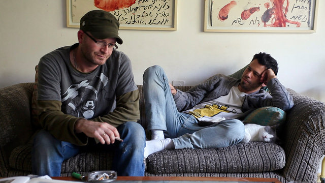 shaul and roy (video still)    2012    4:40 min    hd-video with sound