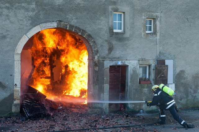 Incendie - Penthalaz - 2012