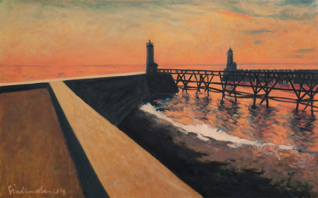 Fecamp 3 olej płótno 80x50 2014