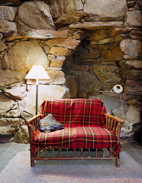 Untitled Interior (plaid sofa), 2010