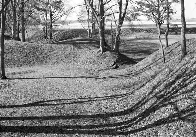 Etowah Defensive Ditch, Etowah Indian Mounds, Cartersville, Georgia, 2003