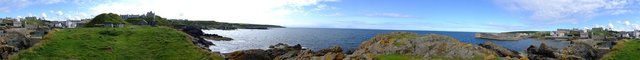 Panoramic Portsoy 3 by Alison Gracie