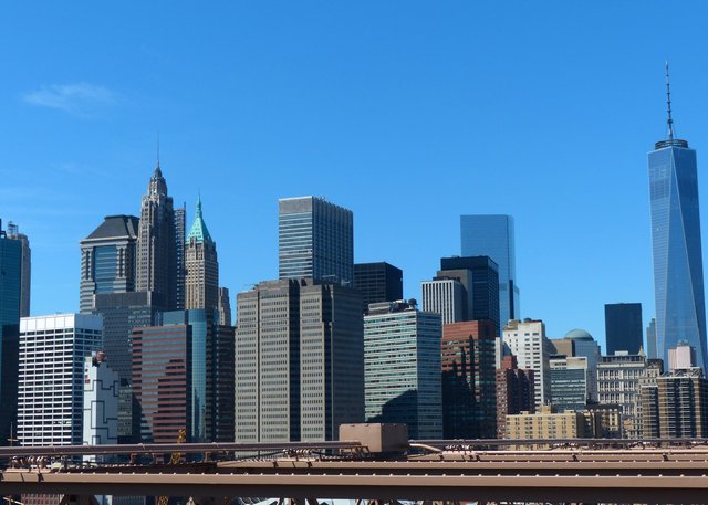 Depuis le Pont de Brooklyn