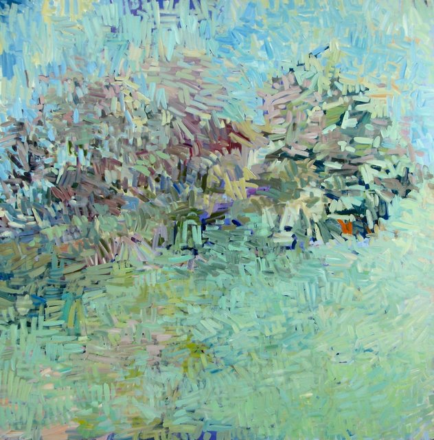 A Field Where We Met, Acrylic on Canvas, 72 x 72 in.