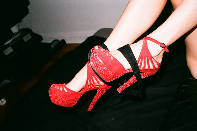 19_red heels, on the bed.jpg