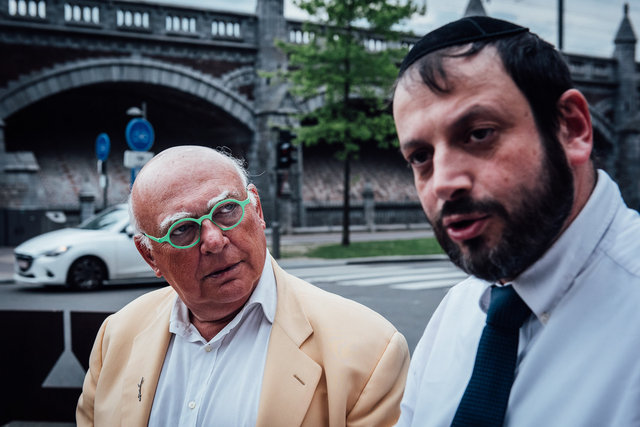 Paul Ambach and Rabbi Aaron Malinsky - Holocaust memorial day