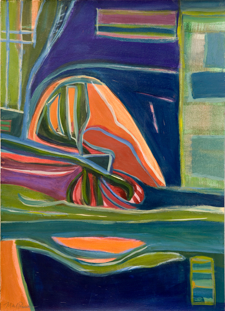 Passageway, Mixed Media on Paper, 14"x10"