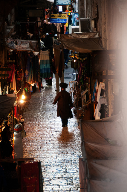 Jewish man in the Muslim quarter