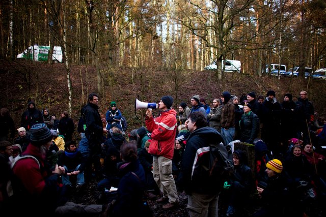 German Nuclear Waste Protest