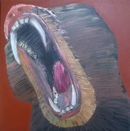 Krzyk I 50x50 akryl płótno 2014
