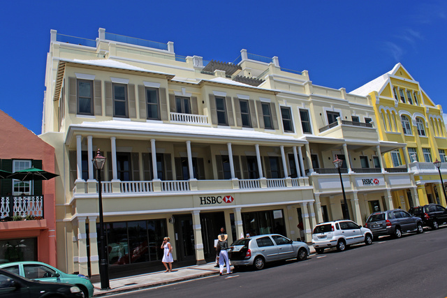 HSBC Bermuda - Front Street elevation