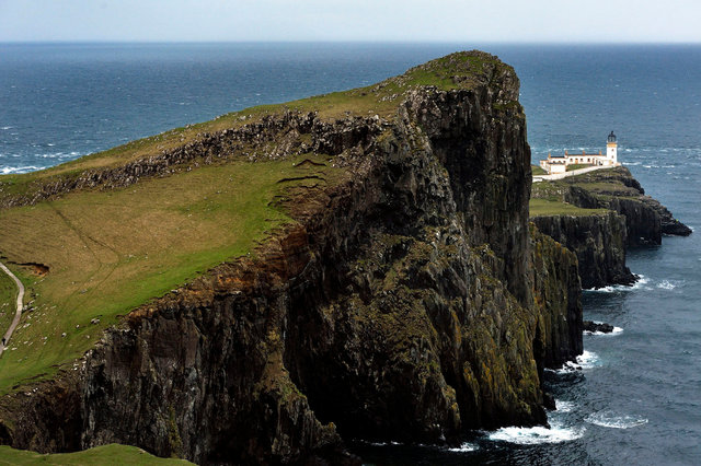 Le phare et pointe de Neist Point, Skye