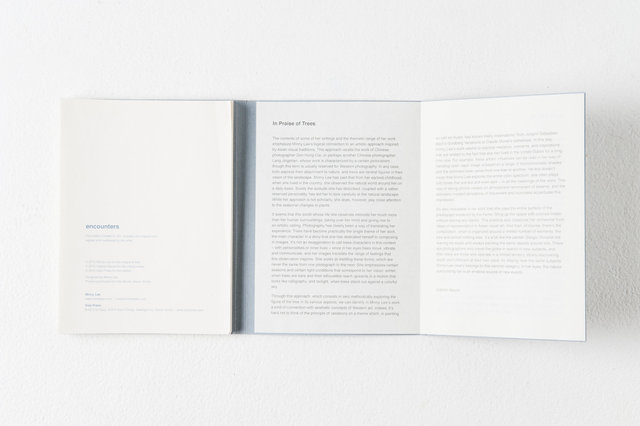 encounters, 33 pages, accordion book. Published by Datz Press in 2015.