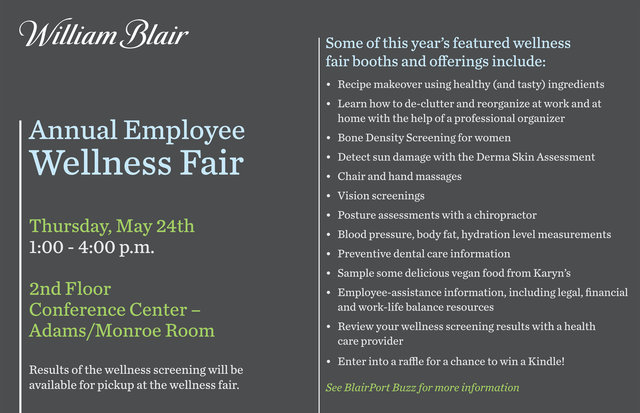 Annual Employee Wellness Fair