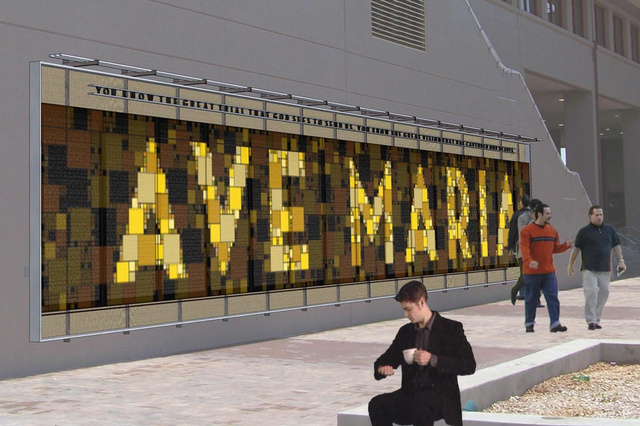 Concept for Founder's Wall