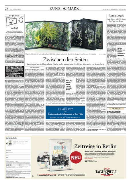DER TAGESSPIEGEL, 17.01.2015