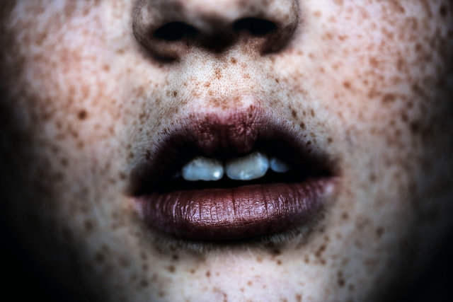 Lips closeup