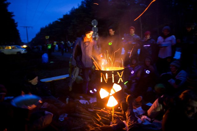 German Nuclear Waste Protest