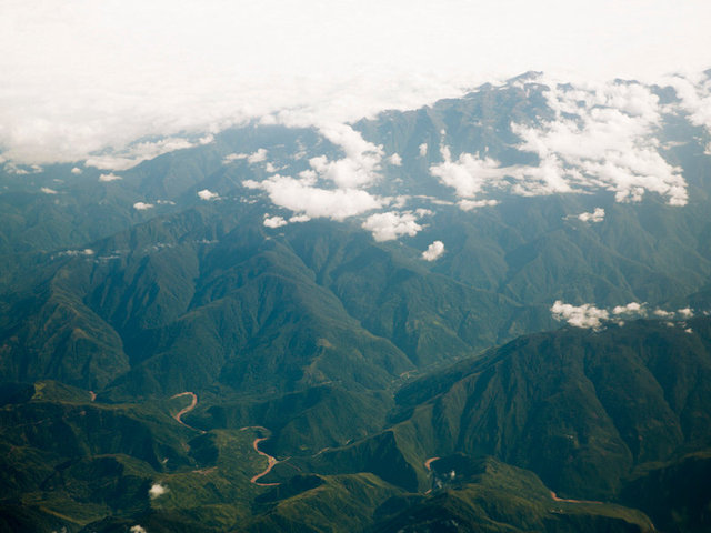 the apurimac river from above