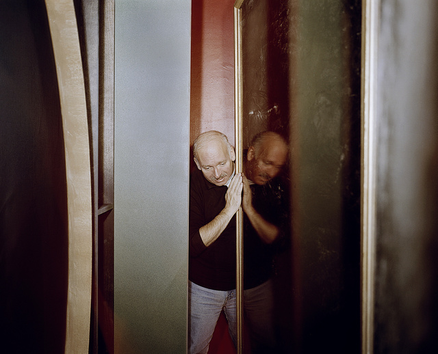 Behind the window Saks department store, San Francisco