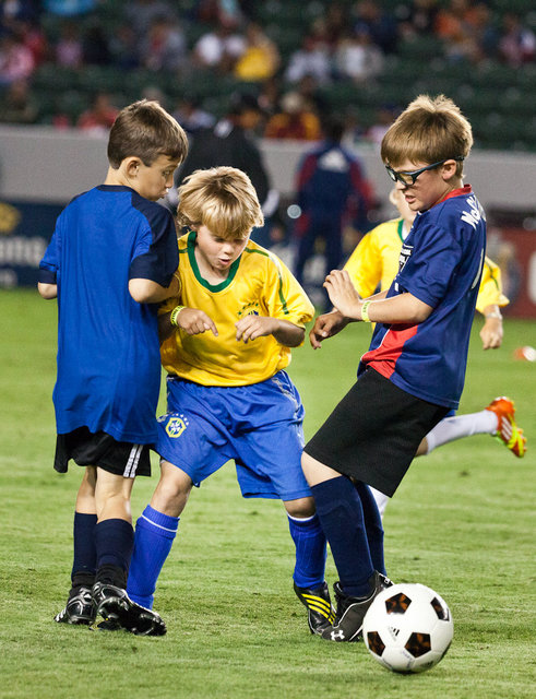 Brazil Stars vs FC Encino All Stars<br>6/16/2012 U8B Halftime Game<br>at Chivas vs Real Salt Lake