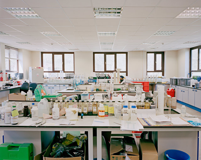 Laboratory, Davyhulme Sewage Treatment Works