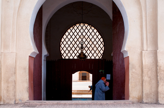 Entrance to the mosque