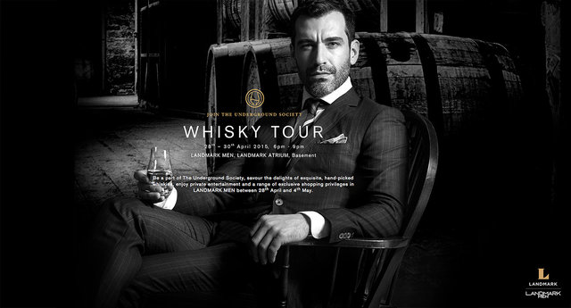 Landmark Whisky Tour campaign 