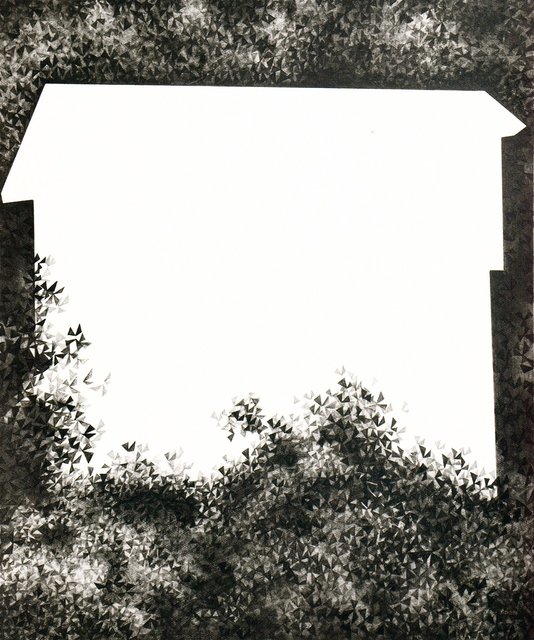 S Frantz, Pacific Northwest 7, 2012, graphite on paper, 12 in x 10 in