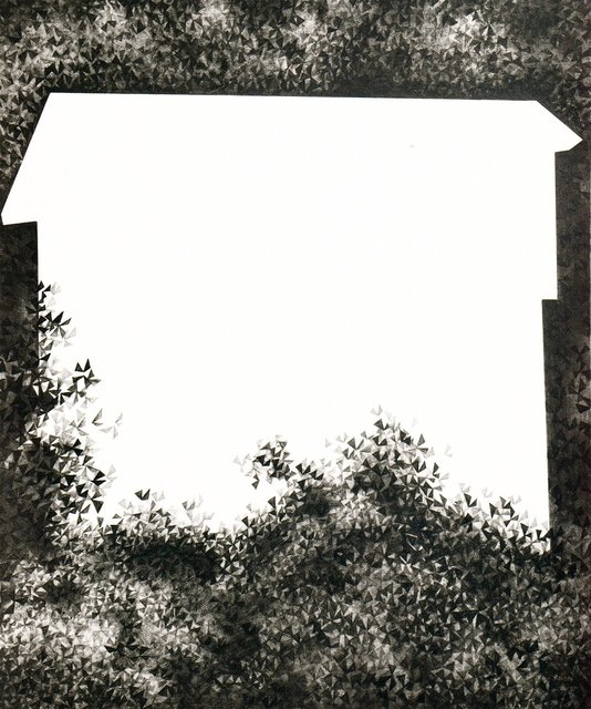 Pacific Northwest 7, 2012, graphite on paper, 12 x 10"