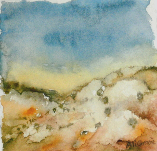 Troodos Mountains Study 1 by Alison Gracie