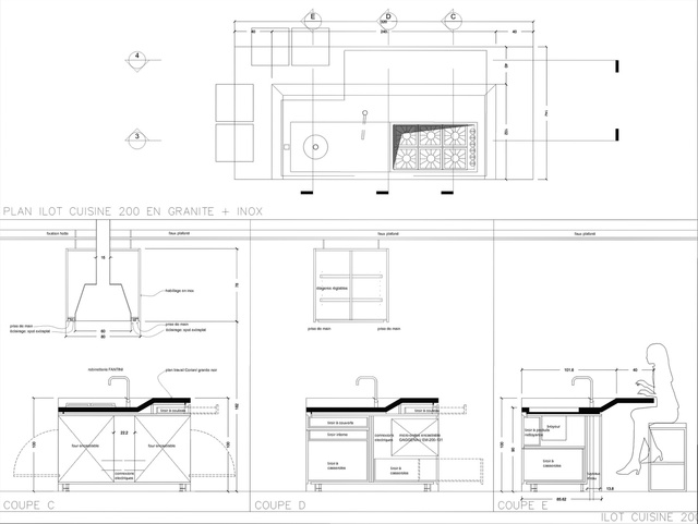 Kitchen technical plan