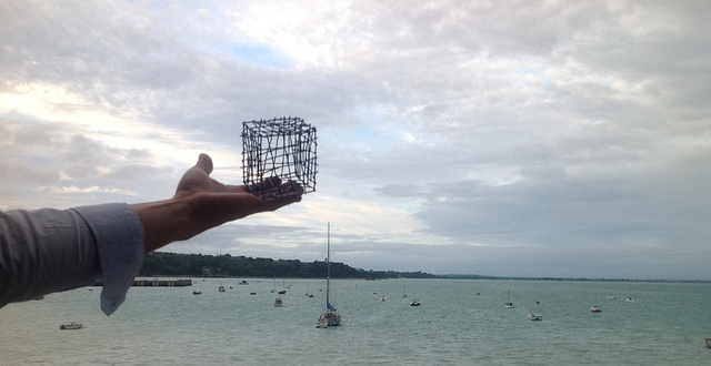 Cube in Cancale (July, 2012)