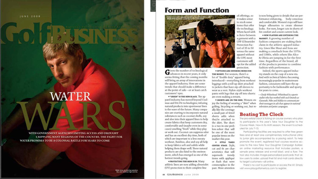 Women's Golf Wear / Golf Business Magazine 