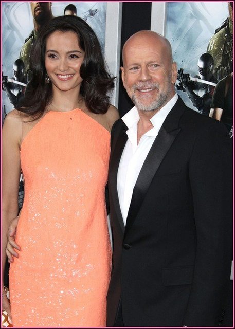 Emma and Bruce Willis 