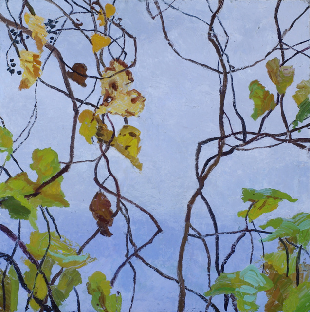 Wild Grape- Fall, 32 x 32"