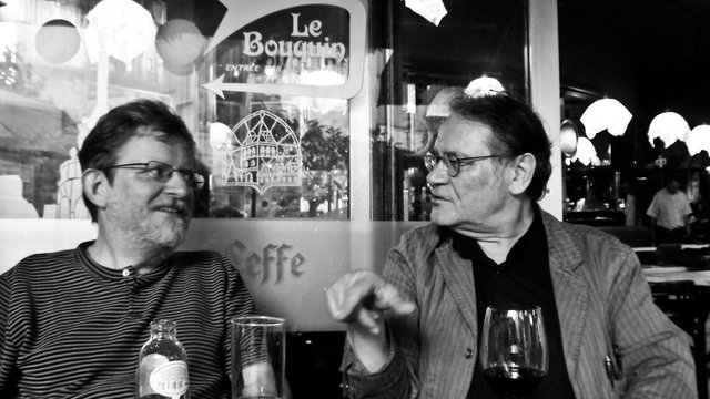 avec Charles François (photo : Mina)