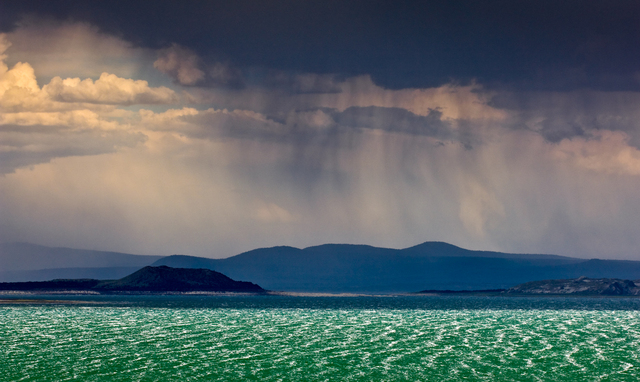 Mono Lake Rain
