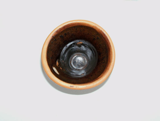Yellow Ochre pot by Alison Gracie 3rd view