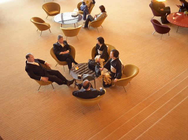 Okura hotel lobby