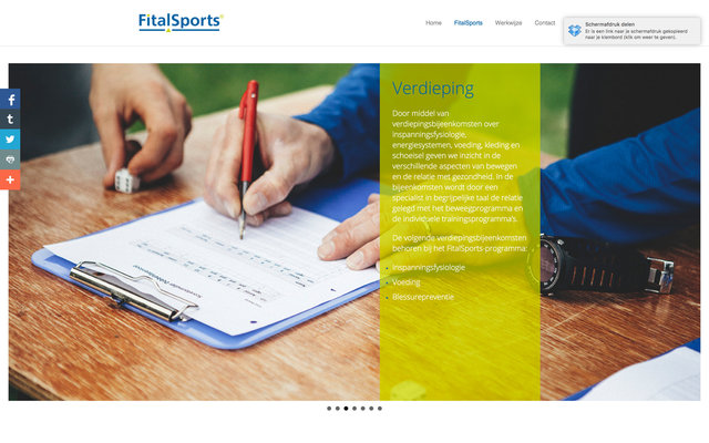 New website for FitalSports