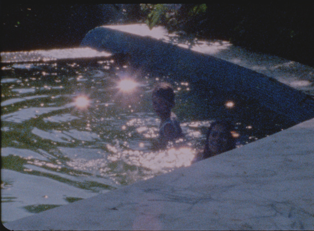 Passer-by: Between Azure, Bisque and Teal, super 8mm film transferred to 16mm film, 20 minutes film projection on loop, colour, optical sound, 2008