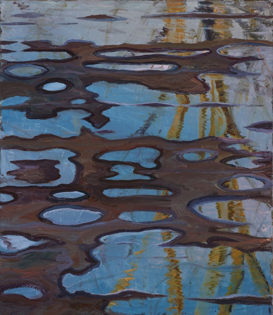 Water on Roof II 46 x 40"