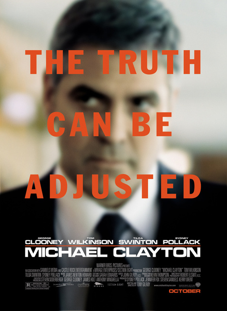 FIlm Credit and art placement in Michael Clayton
