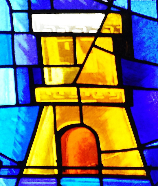 Vitrail de l'Eglise de l'Ile Rousse, août 2011