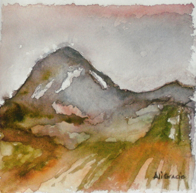Mountains Study 1 by Alison Gracie